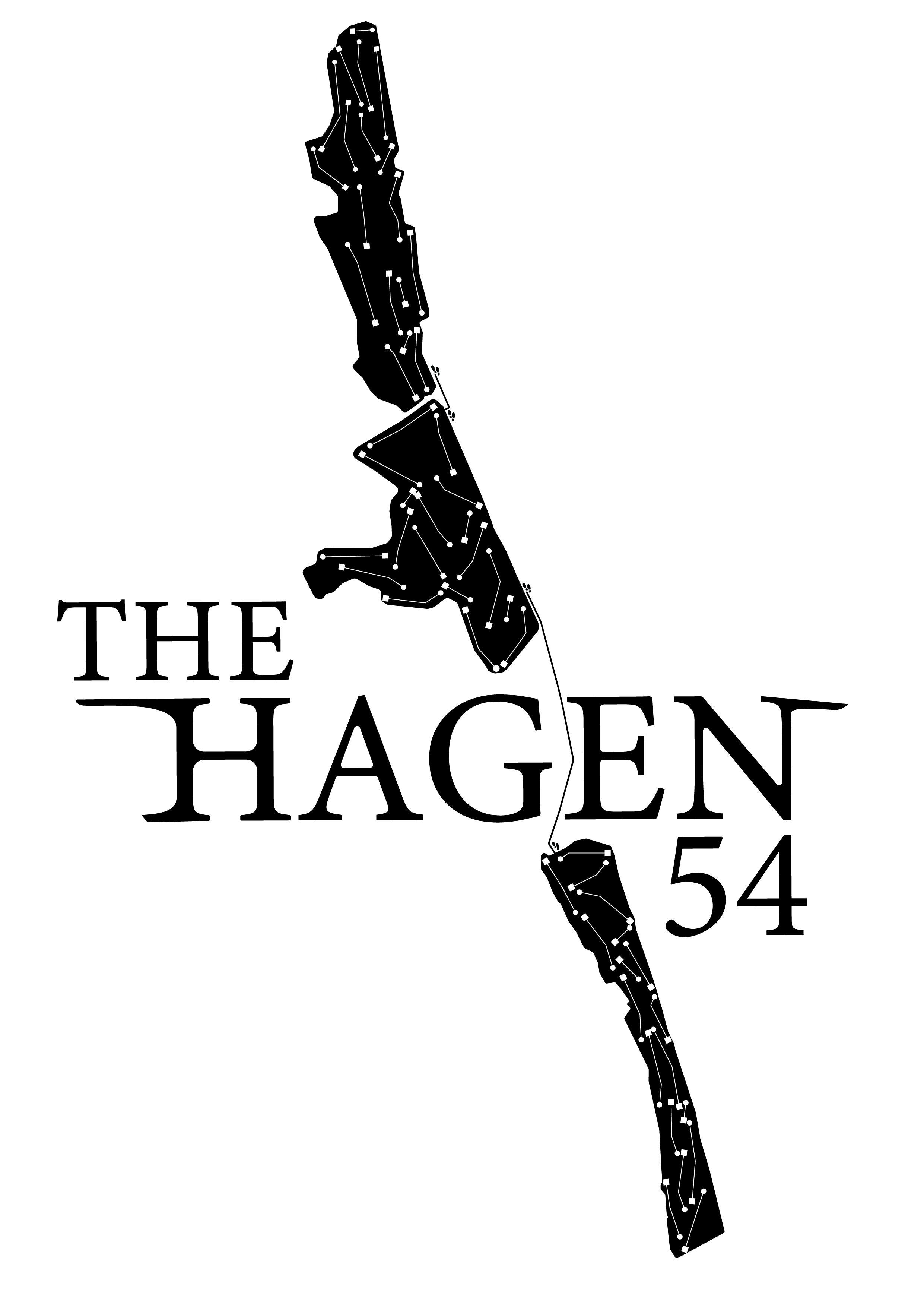 The Hagen 54 course map